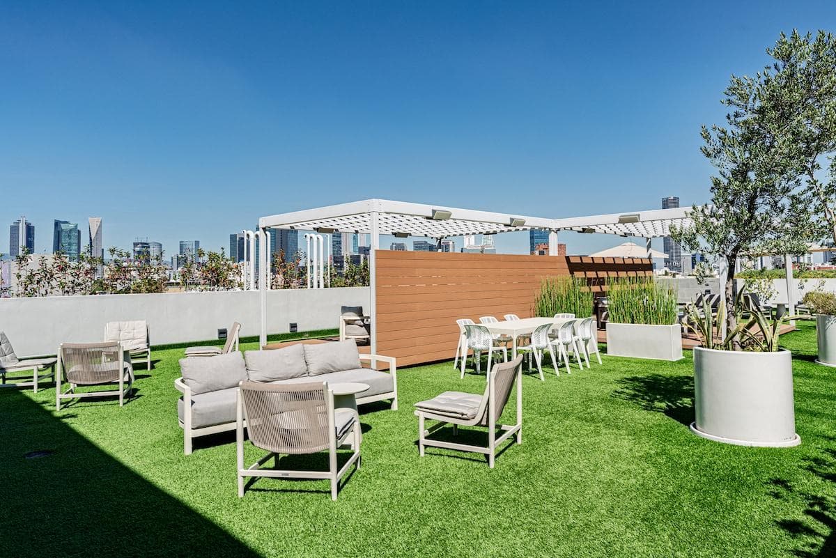 Your rooftop spot for chill vibes and cityscapes.