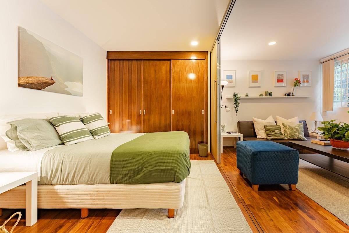 Thoughtfully designed layout perfect for small groups or solo travelers.